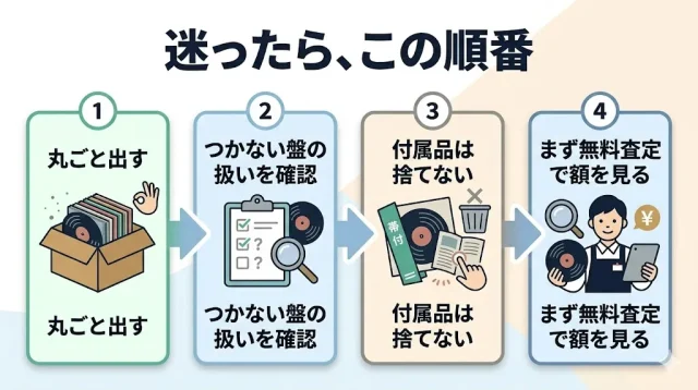 迷ったら、この順番