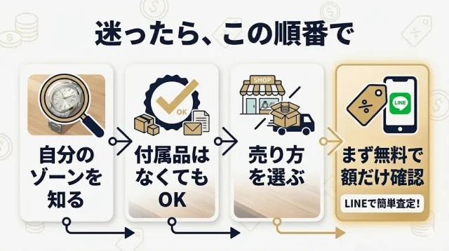 迷ったら、この順番で