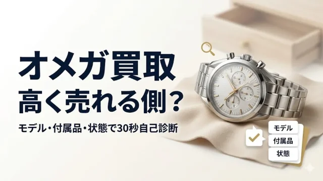 オメガ買取｜高く売れる側か30秒で自己診断