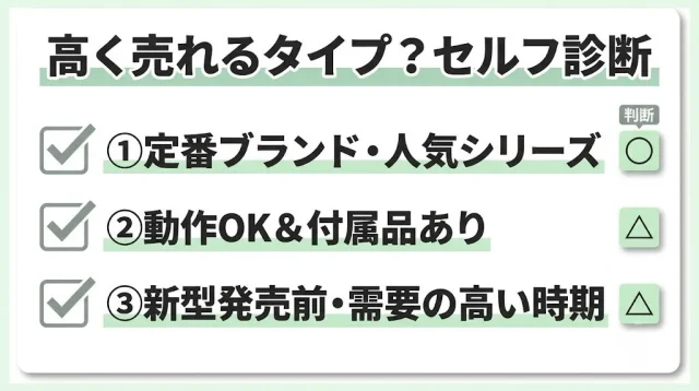 あなたの美容家電は高く売れるタイプ？3つの判断軸