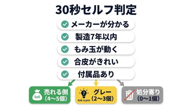 あなたのチェアは"売れる側"?30秒セルフ判定