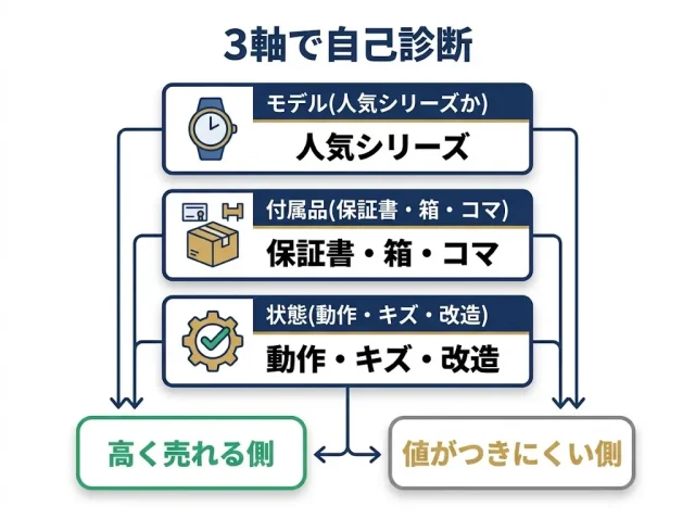 あなたのオメガは"高く売れる側"か"値がつきにくい側"か