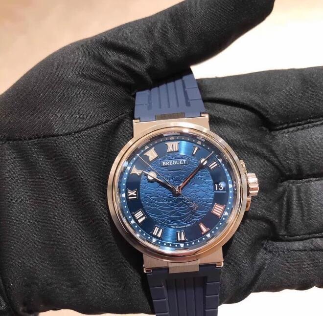BREGUET ブレゲ マリーン 5517BB/Y2/5ZU 自動巻き腕時計 40mm