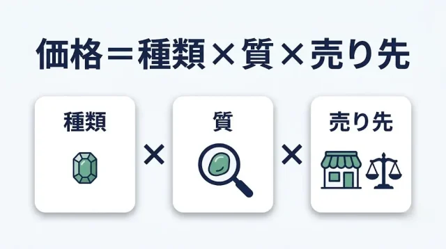 翡翠の買取価格は「種類×質×売り先」で決まる