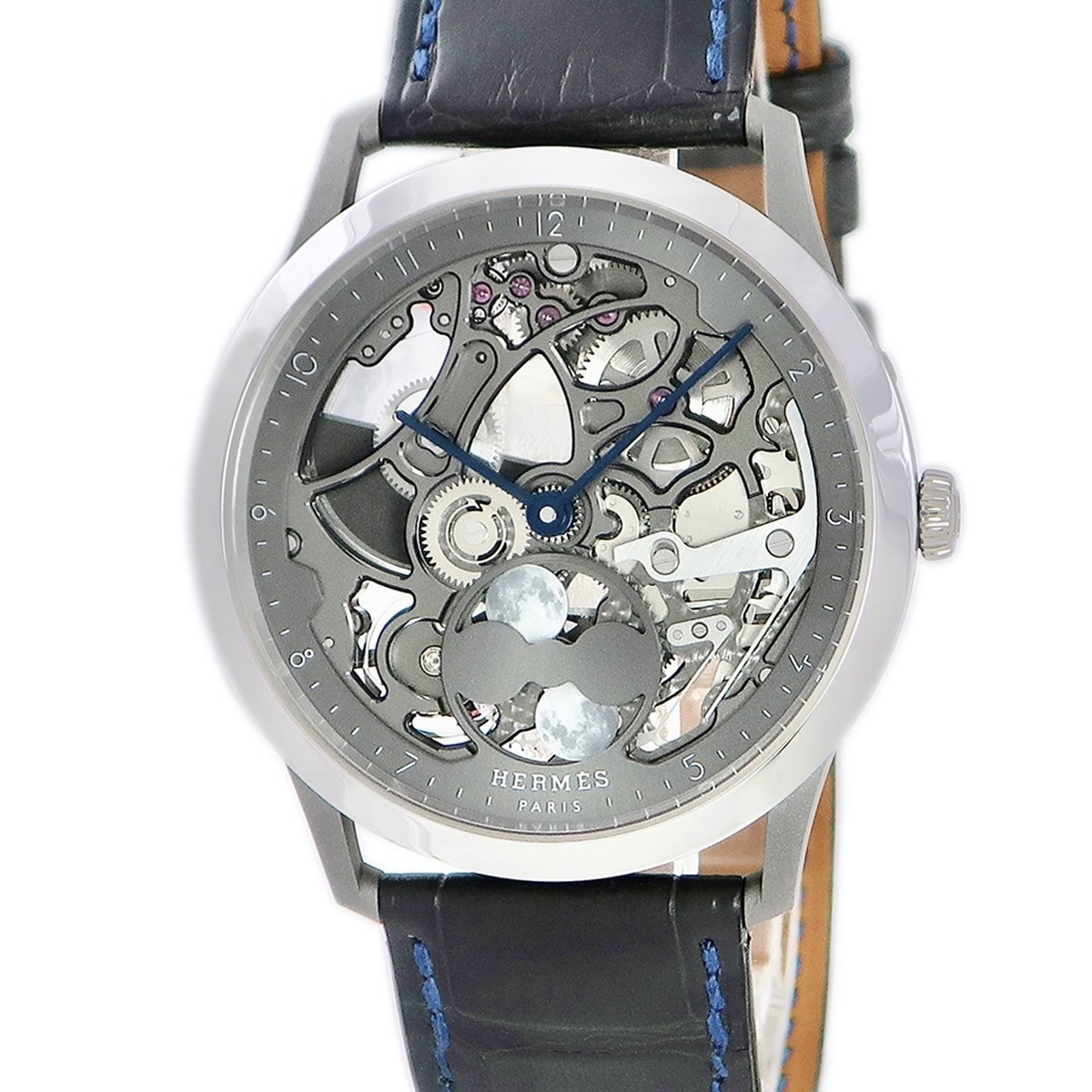 エルメス スリム ドゥ エルメス スケレット リュンヌ CA6.841 メンズ腕時計