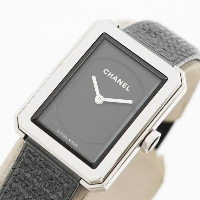 CHANEL シャネル ボーイフレンド ツイード H5317 クォーツ腕時計