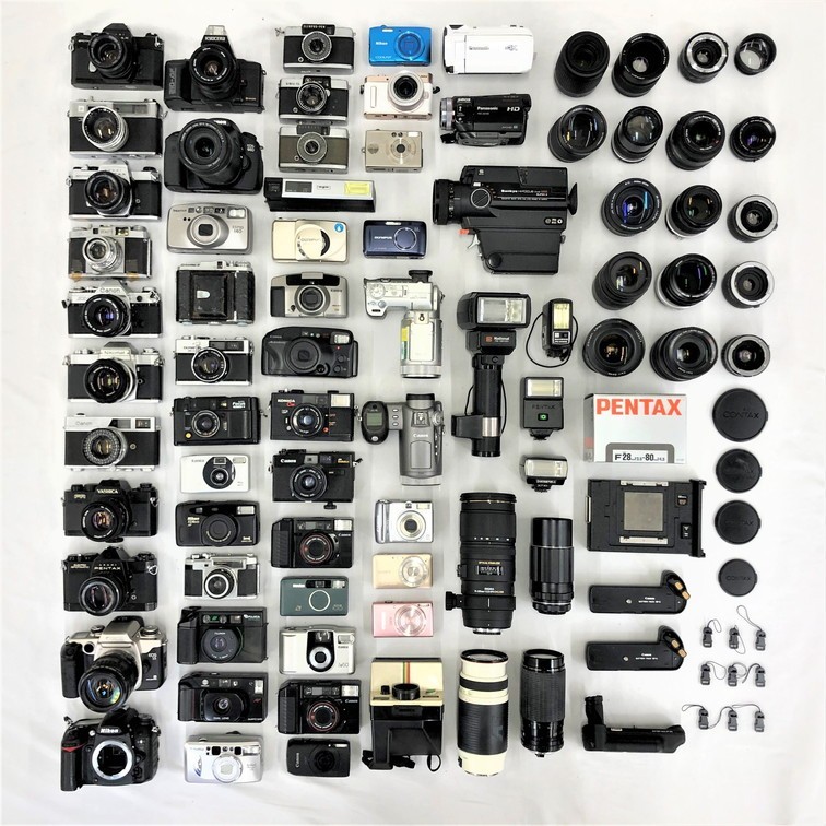 カメラ・レンズ まとめ売り CONTAX Canon Nikon PENTAX他