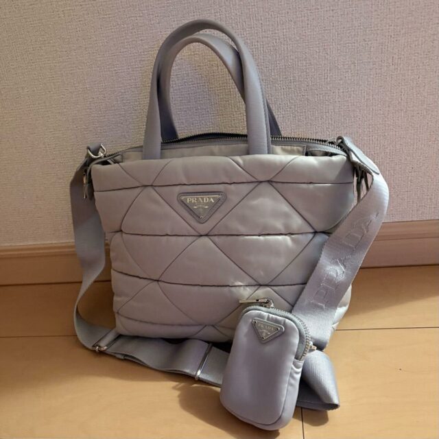 PRADA プラダ 2wayショルダーバッグ キルティング ナイロン