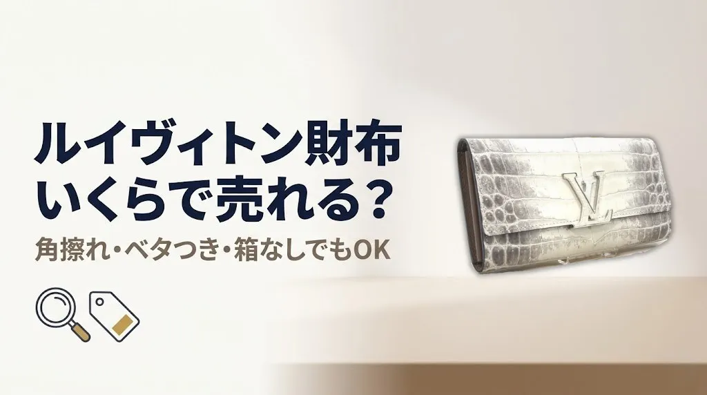 ルイヴィトン財布買取｜状態が悪くても値が付く見極め方