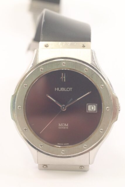 HUBLOT ウブロ MDM ジュネーブ D1823.1 クォーツ メンズ腕時計