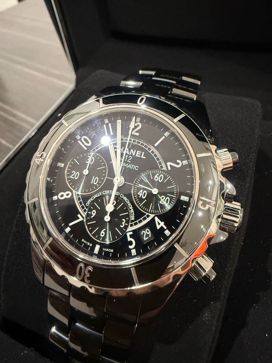 CHANEL J12 クロノグラフ H0940 メンズ腕時計