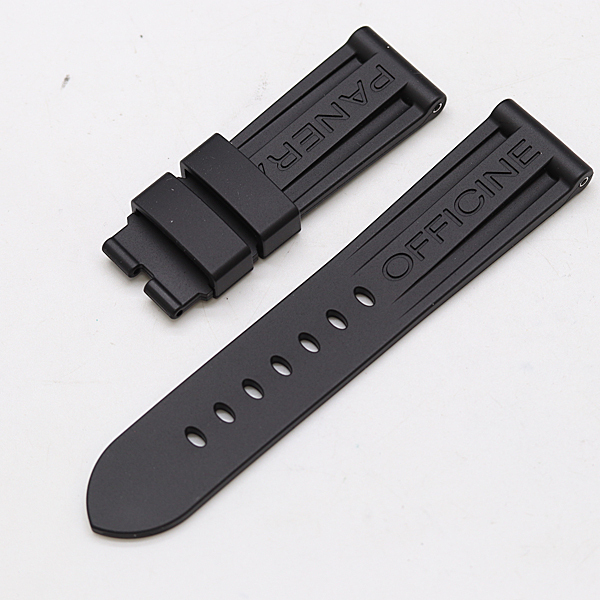 パネライ 純正ラバーベルト ブラック 23mm
