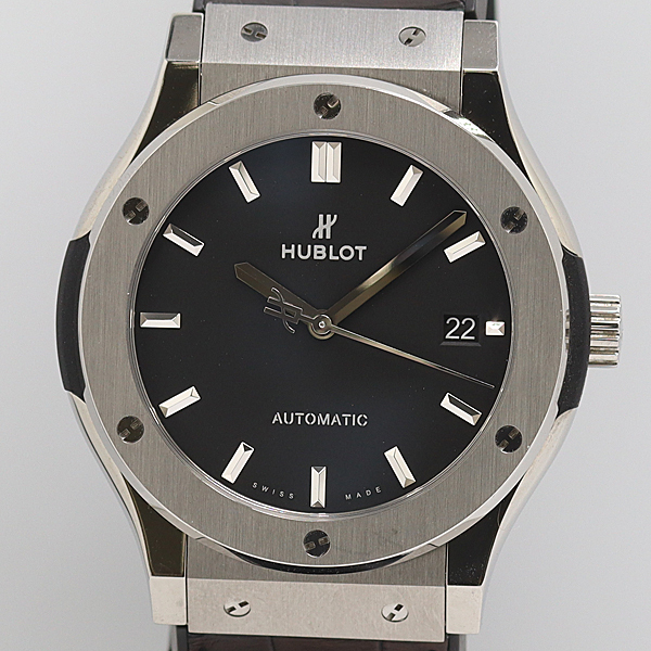 HUBLOT ウブロ クラシック フュージョン デイト 自動巻き メンズ腕時計