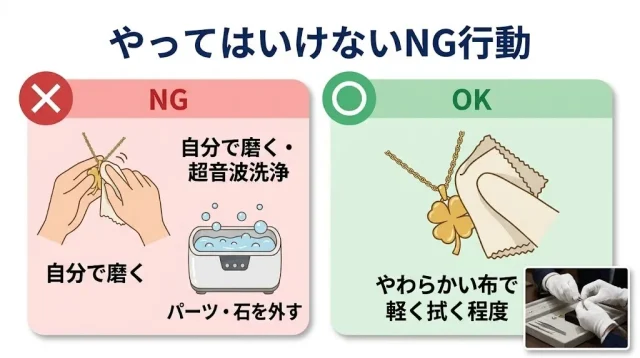 売る前にやってはいけないNG行動