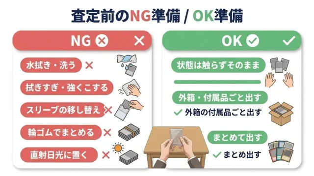 査定前のNG準備 / OK準備