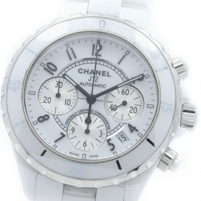 CHANEL J12 ホワイトセラミック H1007 自動巻き メンズ