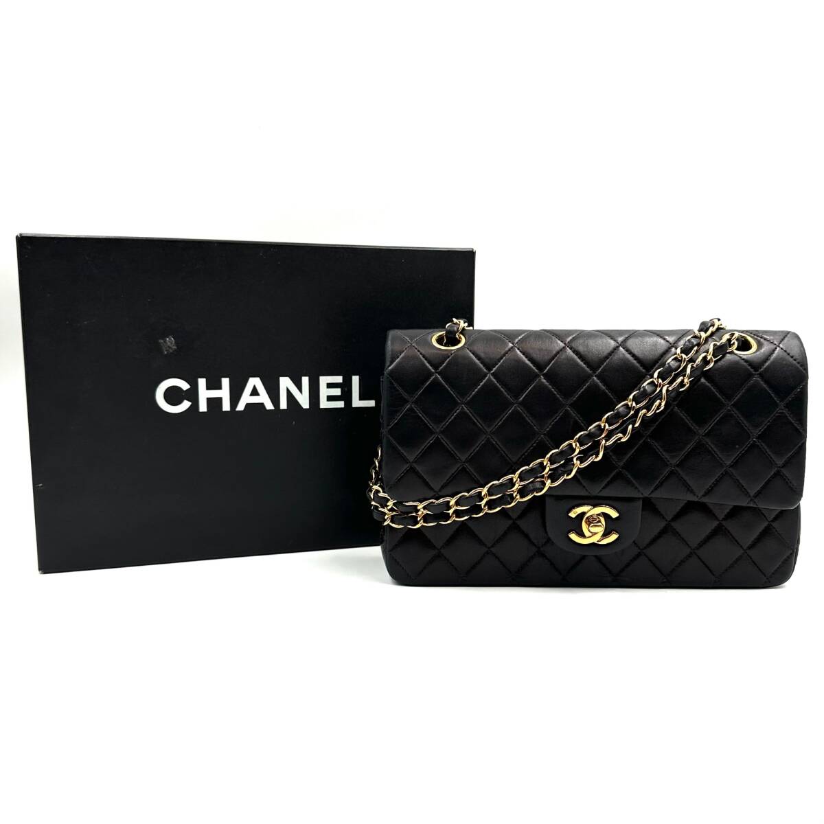 CHANEL シャネル マトラッセ25 ショルダーバッグ ラムスキン 買取実績