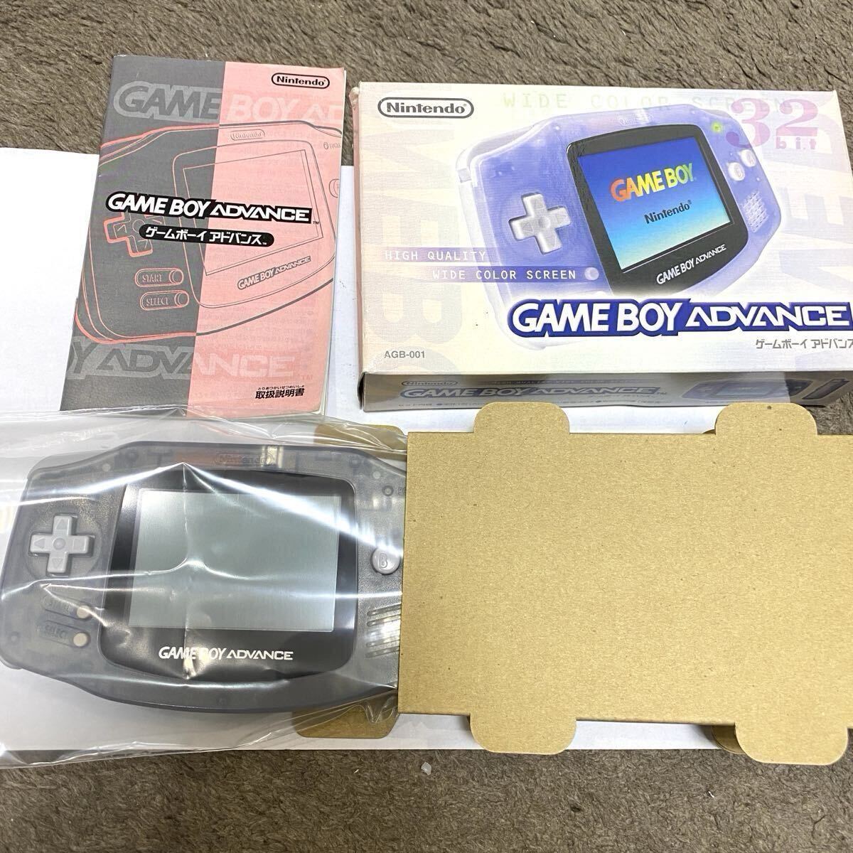 任天堂 ゲームボーイアドバンス ミルキーブルー 本体 箱説明書付き
