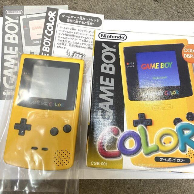 任天堂 ゲームボーイカラー イエロー GBC
