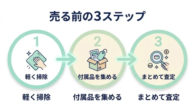 開封済みラブブを高く売る準備とチェックポイント