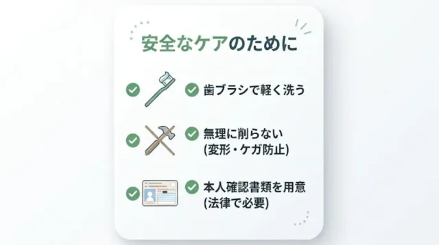 持っていく前の準備
