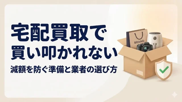 宅配買取で高く売るコツ｜買い叩かれない準備と注意点