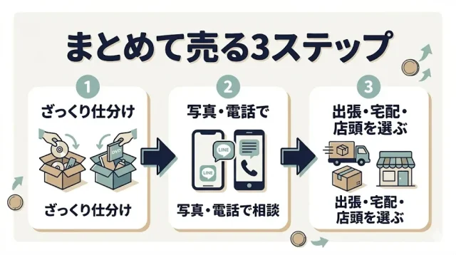 ソフトと機器、まとめて売る手順