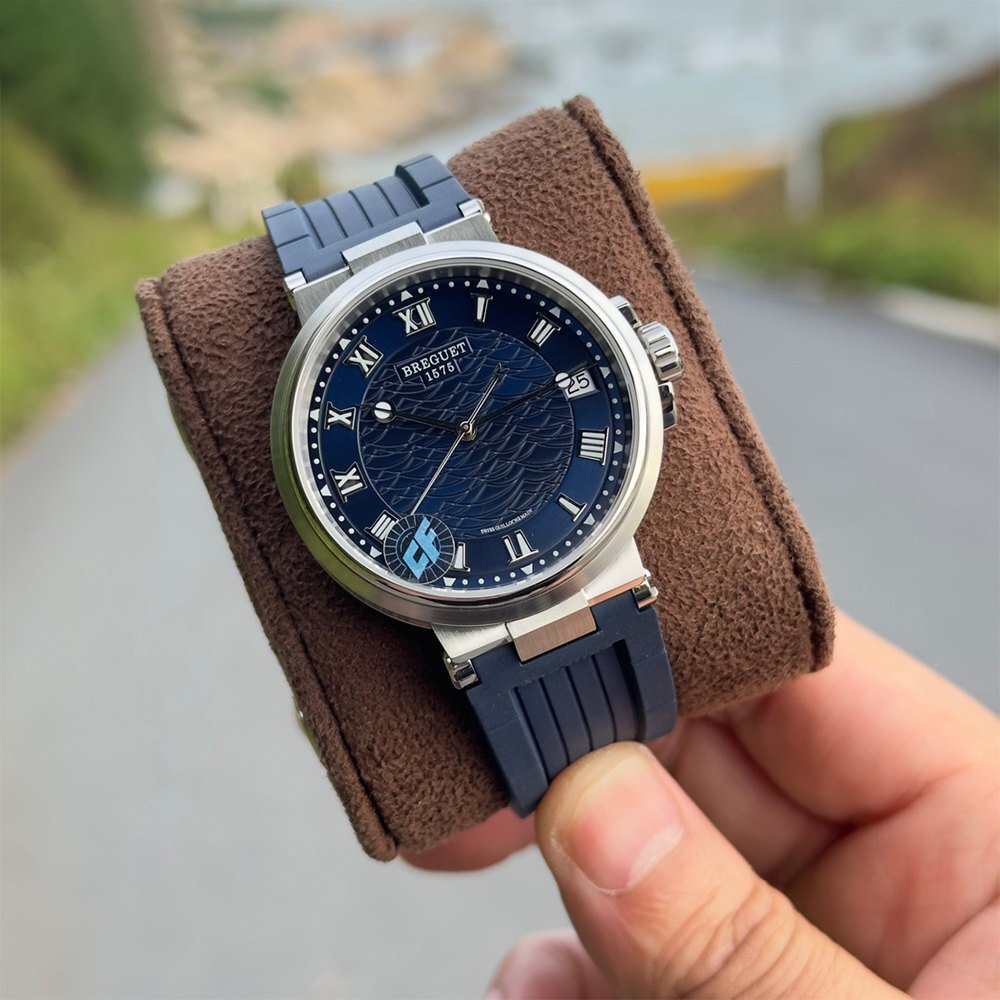 BREGUET ブレゲ Marine 5517 腕時計 メンズ 18Kホワイトゴールド