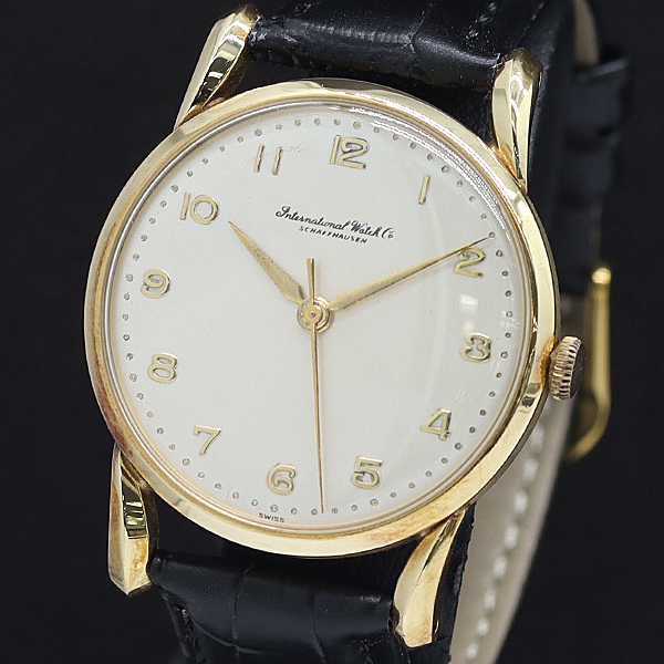 IWC シャフハウゼン 14K/585 手巻き メンズ腕時計