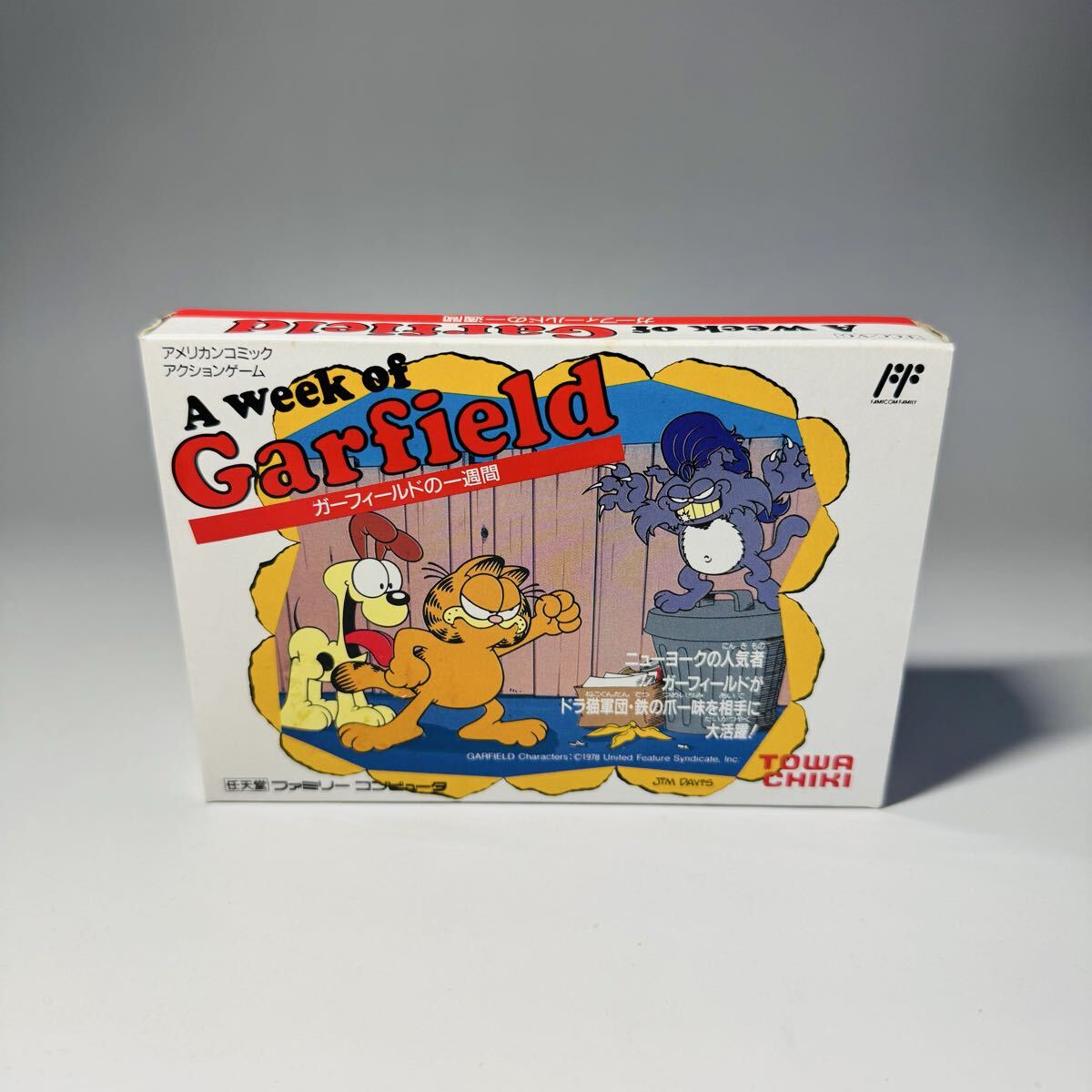 ファミコン A week of Garfield ガーフィールドの一週間 ソフト