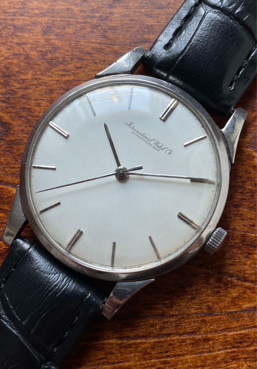 IWC プラチナ カラトラバ cal.401 1960年製 手巻き腕時計