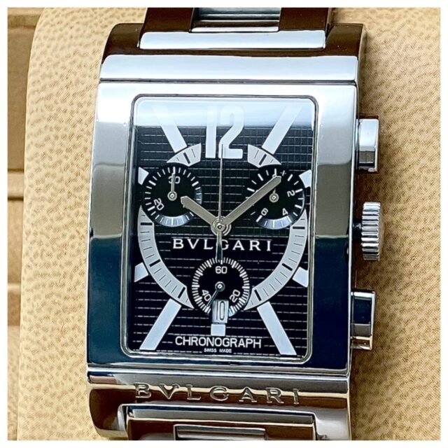 BVLGARI ブルガリ レッタンゴロ クロノ メンズ RTC49S
