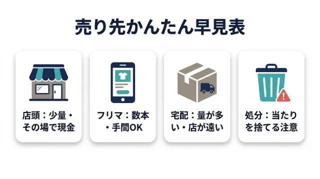 売り先の早見表