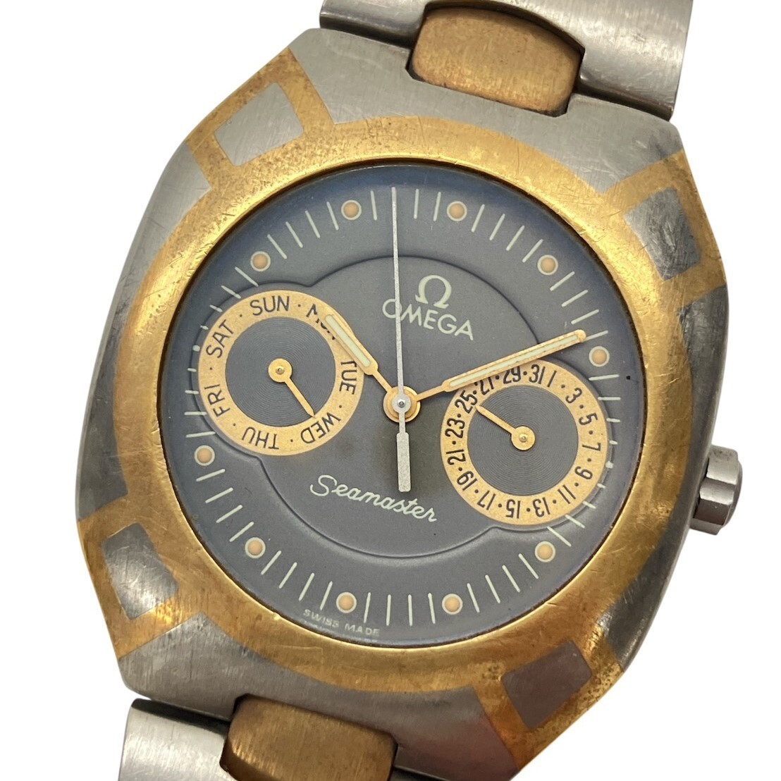 OMEGA シーマスター ポラリス クォーツ メンズ腕時計
