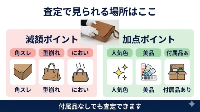 査定スタッフが見ている「減額ポイント」と「加点ポイント」