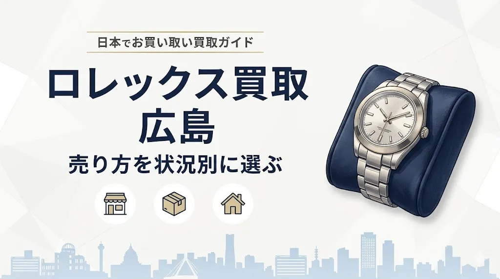 ロレックス買取 広島｜売り方を状況別に選ぶ判断ガイド