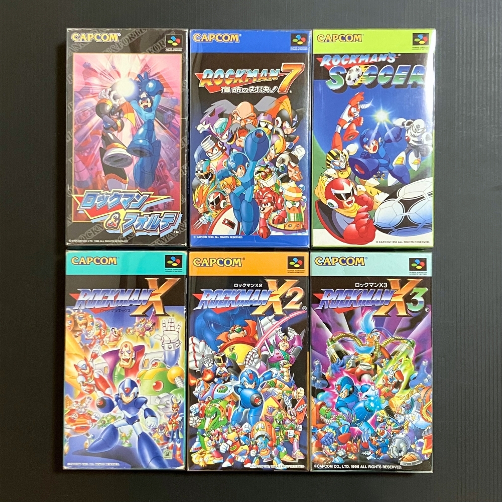 スーパーファミコン ロックマンシリーズ 6本セット