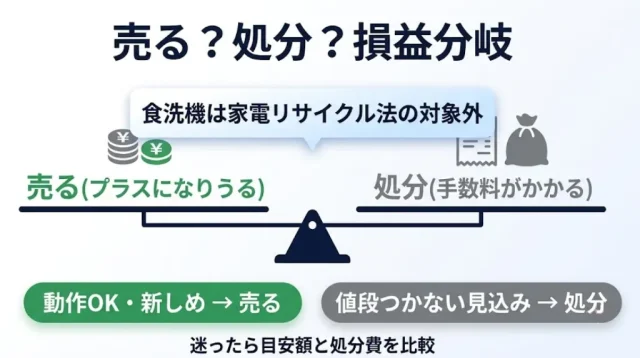 売る vs 処分、どっちが得?損益分岐の考え方
