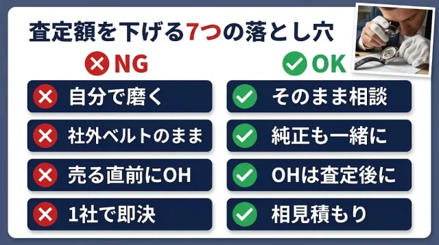 査定額が下がる「7つの落とし穴」と防ぎ方
