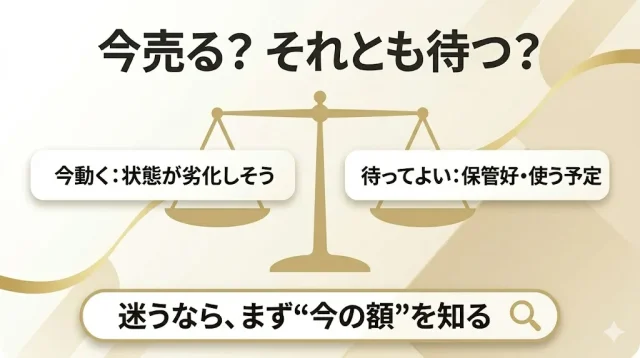 今売るべき?それとも待つべき?判断のものさし