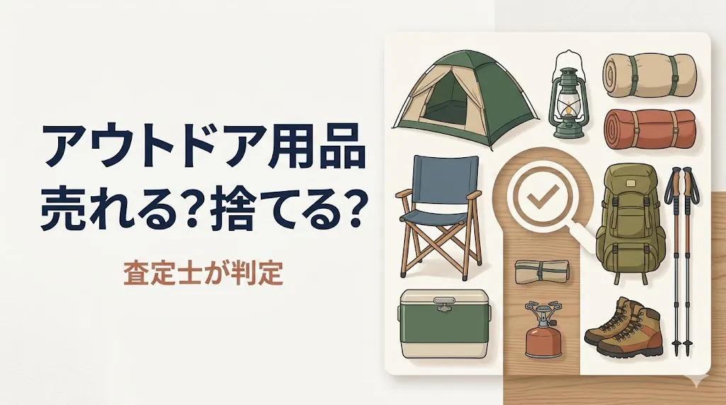 アウトドア用品の買取｜売れる・捨てるを査定士が判定