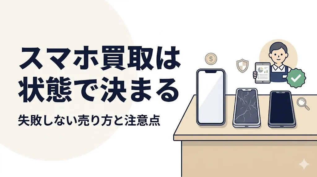 スマホ買取は状態で決まる｜失敗しない売り方と注意点