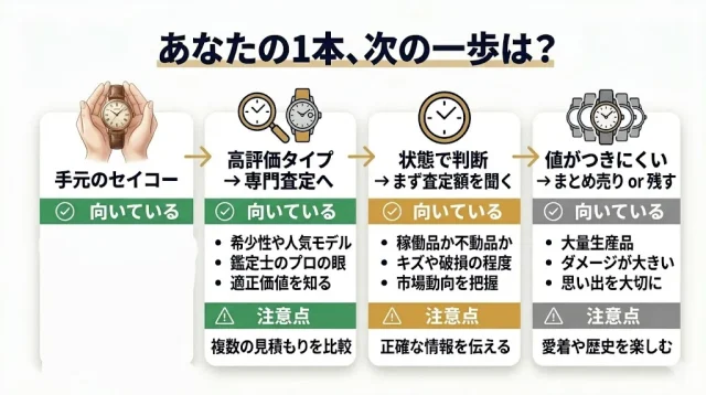 3タイプに仕分け→次の行動