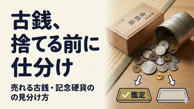 古銭買取は捨てる前に｜売れる古銭の見分け方と流れ
