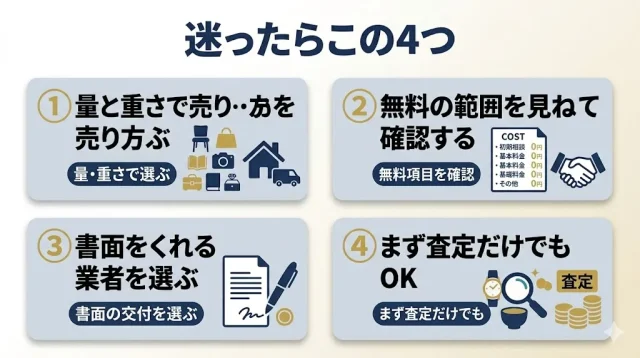 迷ったらこの4つ