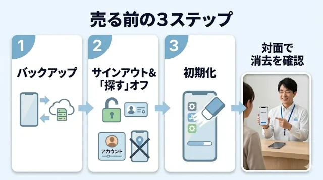 売る前の3ステップ