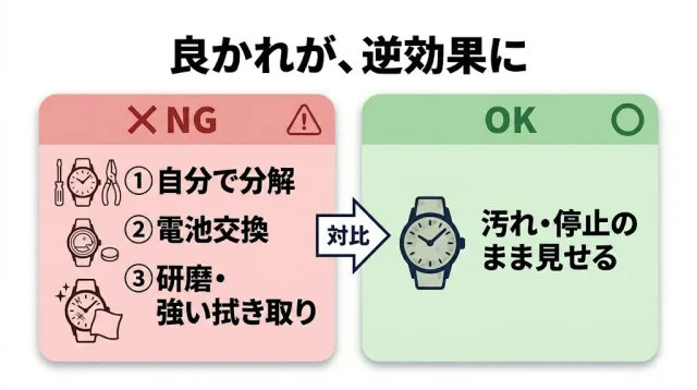 売る前にやってはいけない3つのこと