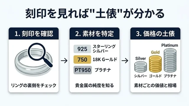 ティファニーの買取額は「素材」でほぼ決まる