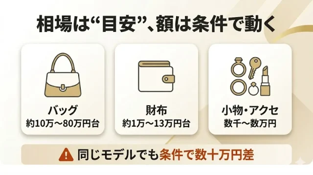 まず「目安」と「相場どおりにならない理由」を押さえる