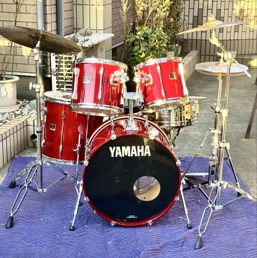 YAMAHA ステージカスタム ドラムセット Zildjian シンバル付